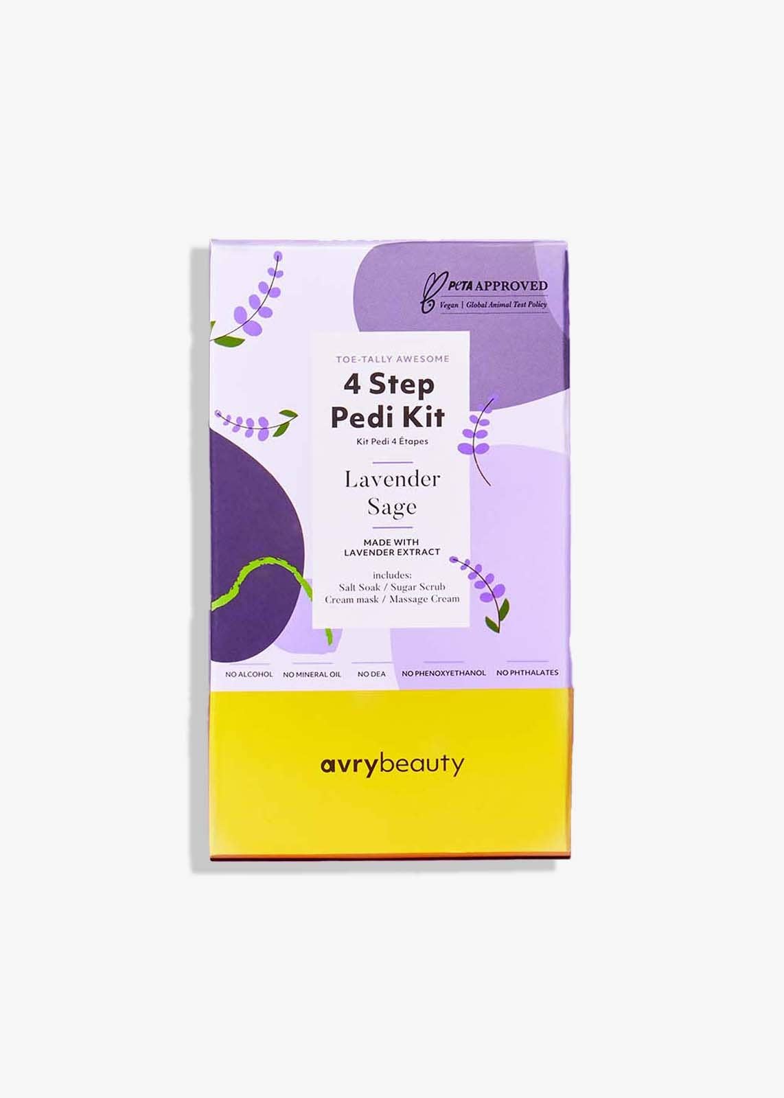 4 Step Pedi Kit - Lavender Sage