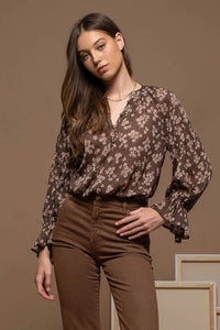 Floral Sheer Blouse