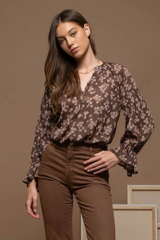 Floral Sheer Blouse