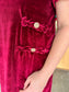 Garnet Velvet Dress