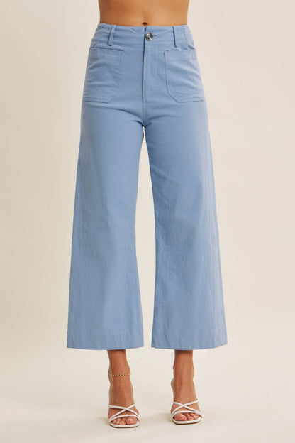 Linen Ankle Pants