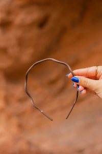 Brown Wavy Headband