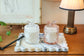 Glass Candle w Butterfly Lid Vanilla