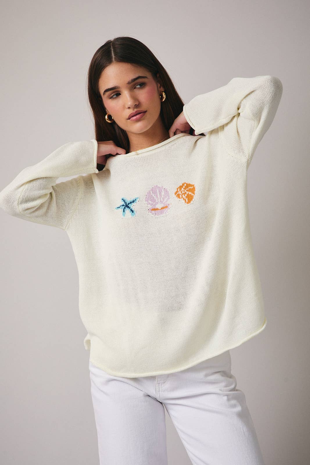 Sea Graphic Sweater