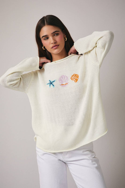 Sea Graphic Sweater