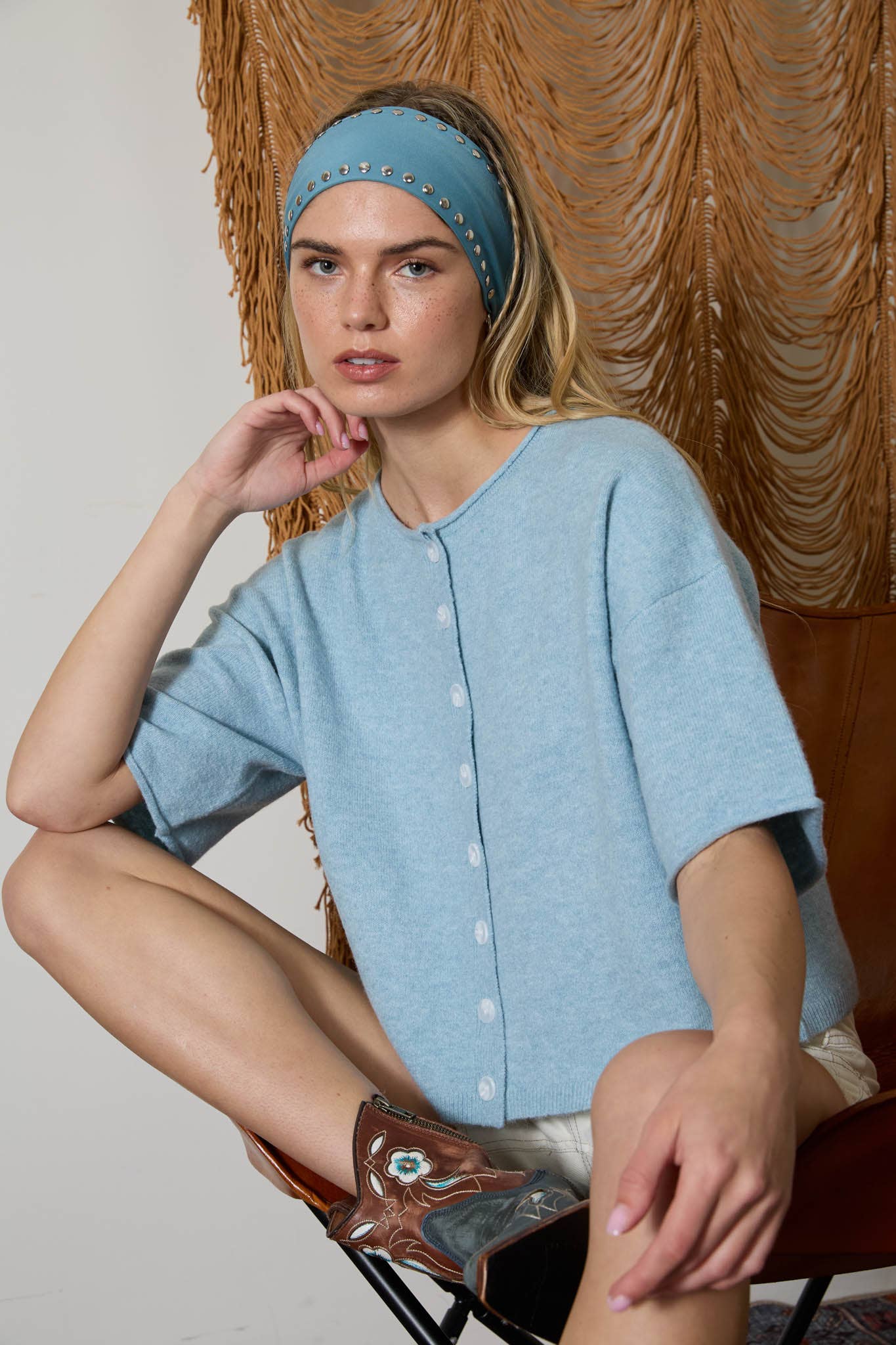 Light Blue Cardigan