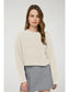 Cream Crew Neck Sweater