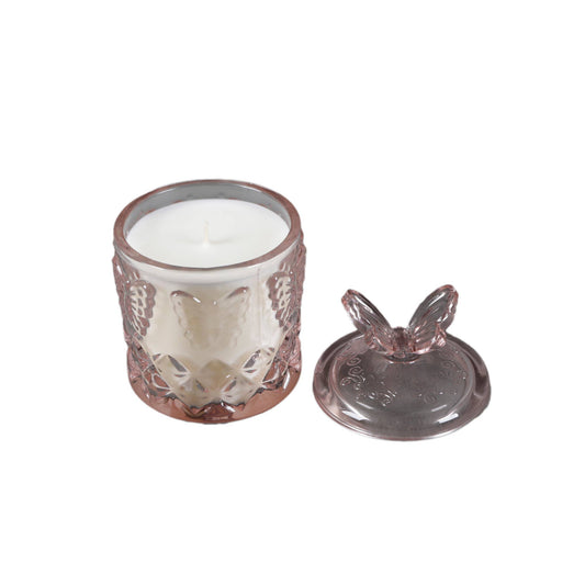 Butterfly Glass Candle