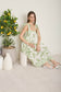 Green Floral Midi Dress