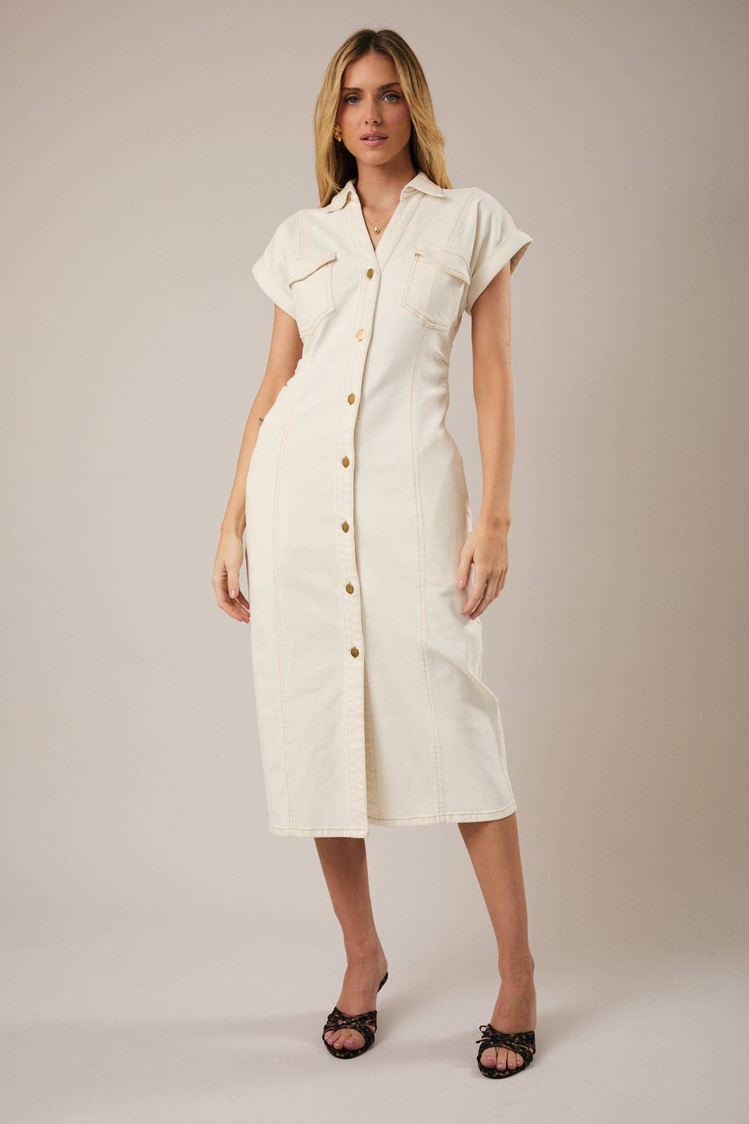 Utility Midi Dress