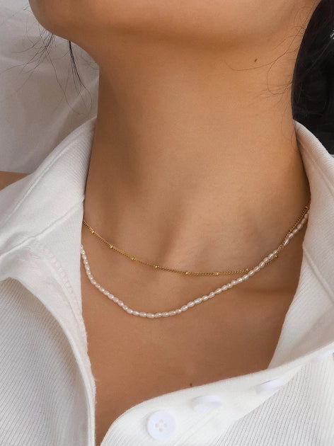 Pearl Chain Necklace
