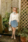 Cream Crew Neck Sweater