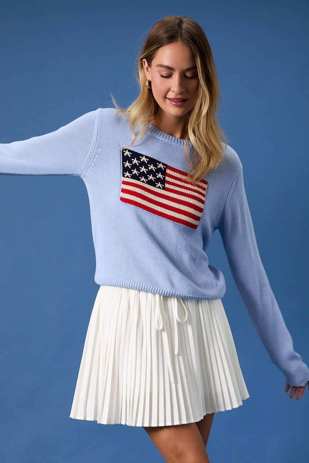 American Flag Sweater