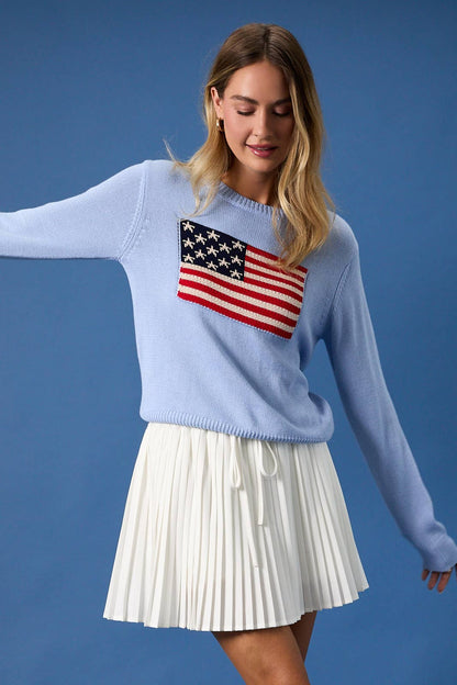 American Flag Sweater