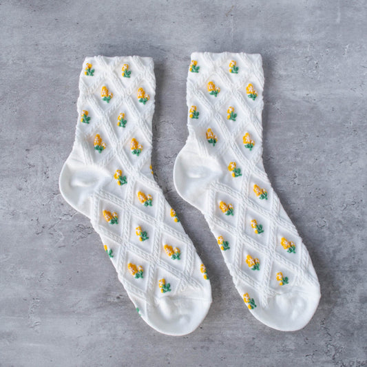 Floral Casual Sock