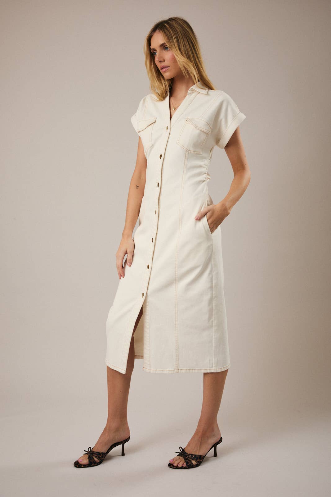 Utility Midi Dress