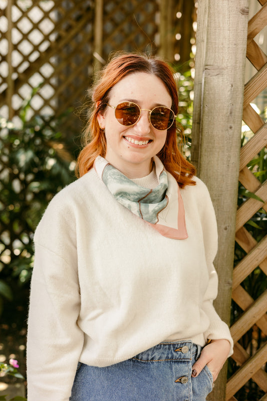 Pink Neck Scarf