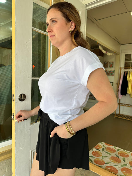 Ruffle Hem Tennis Skirt
