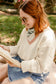 Cream Crew Neck Sweater
