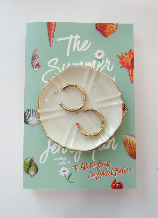 Chunky Gold Hoop Earring
