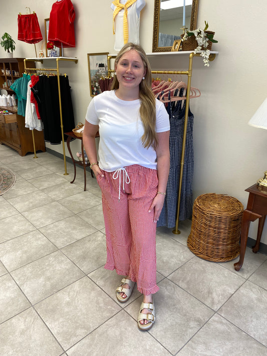 Gingham Pants