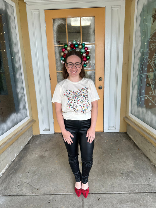 Coquette Christmas Tee