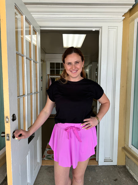 Ruffle Hem Tennis Skirt