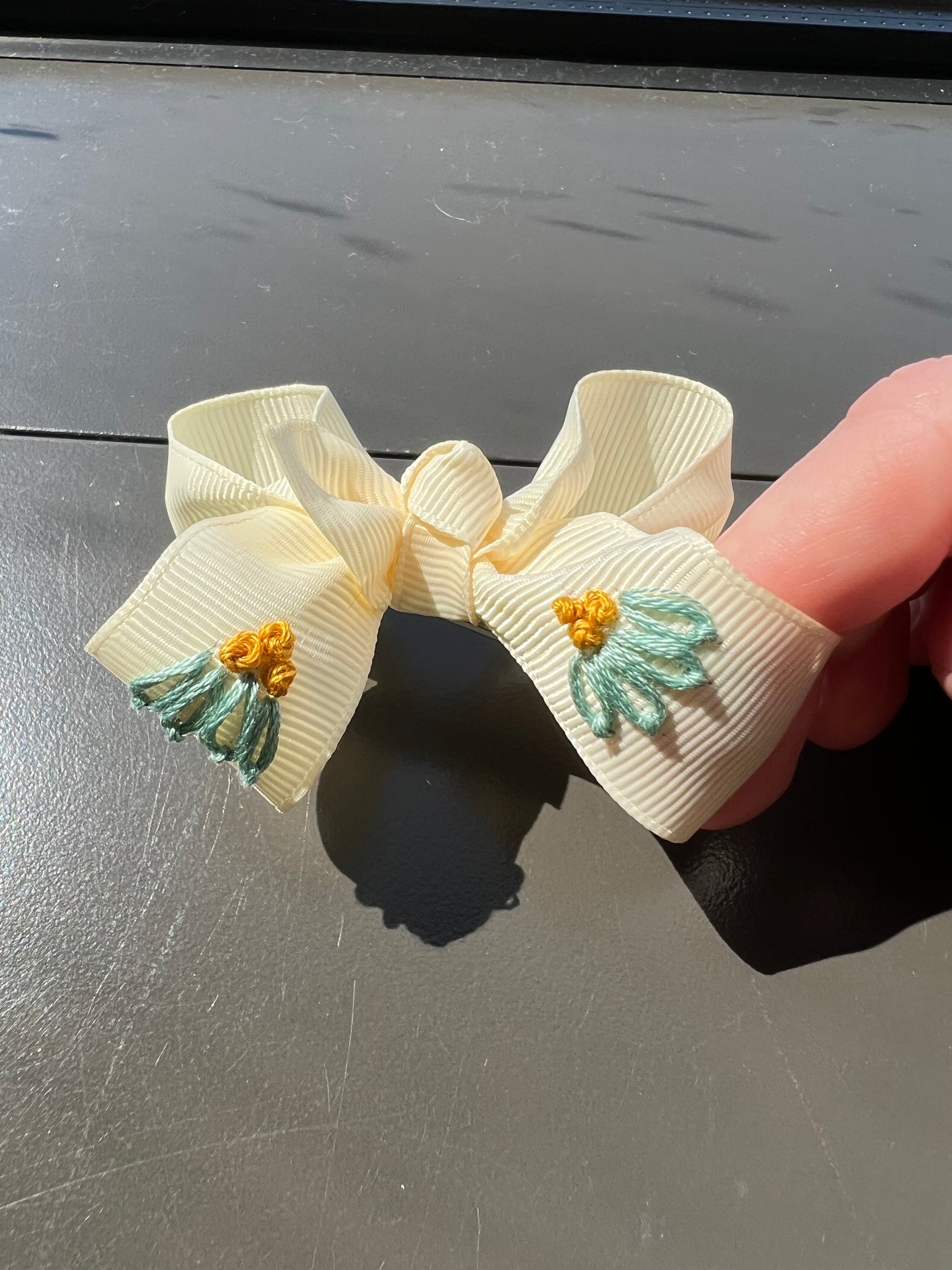 Floral 3” Bow