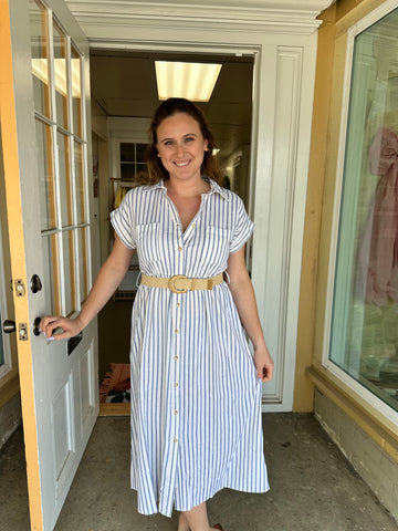 Belted Midi Dress
