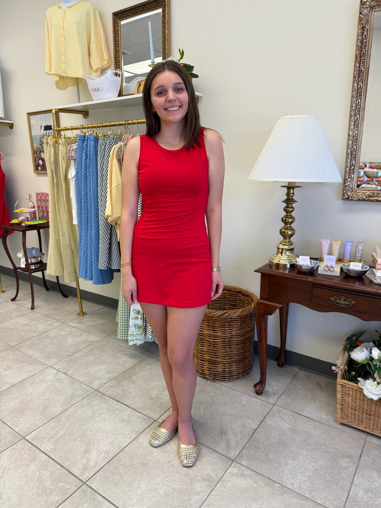 Red Workout Dress