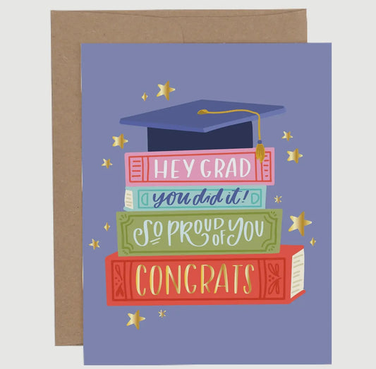 Grad Bookstack Card