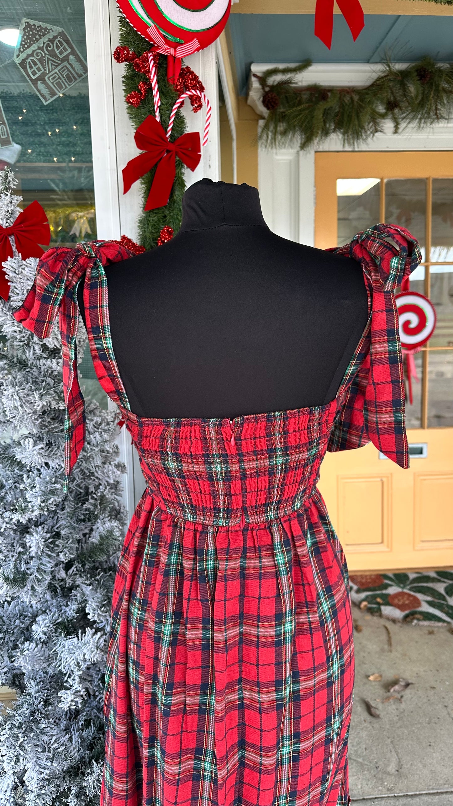 Christmas Plaid Dress