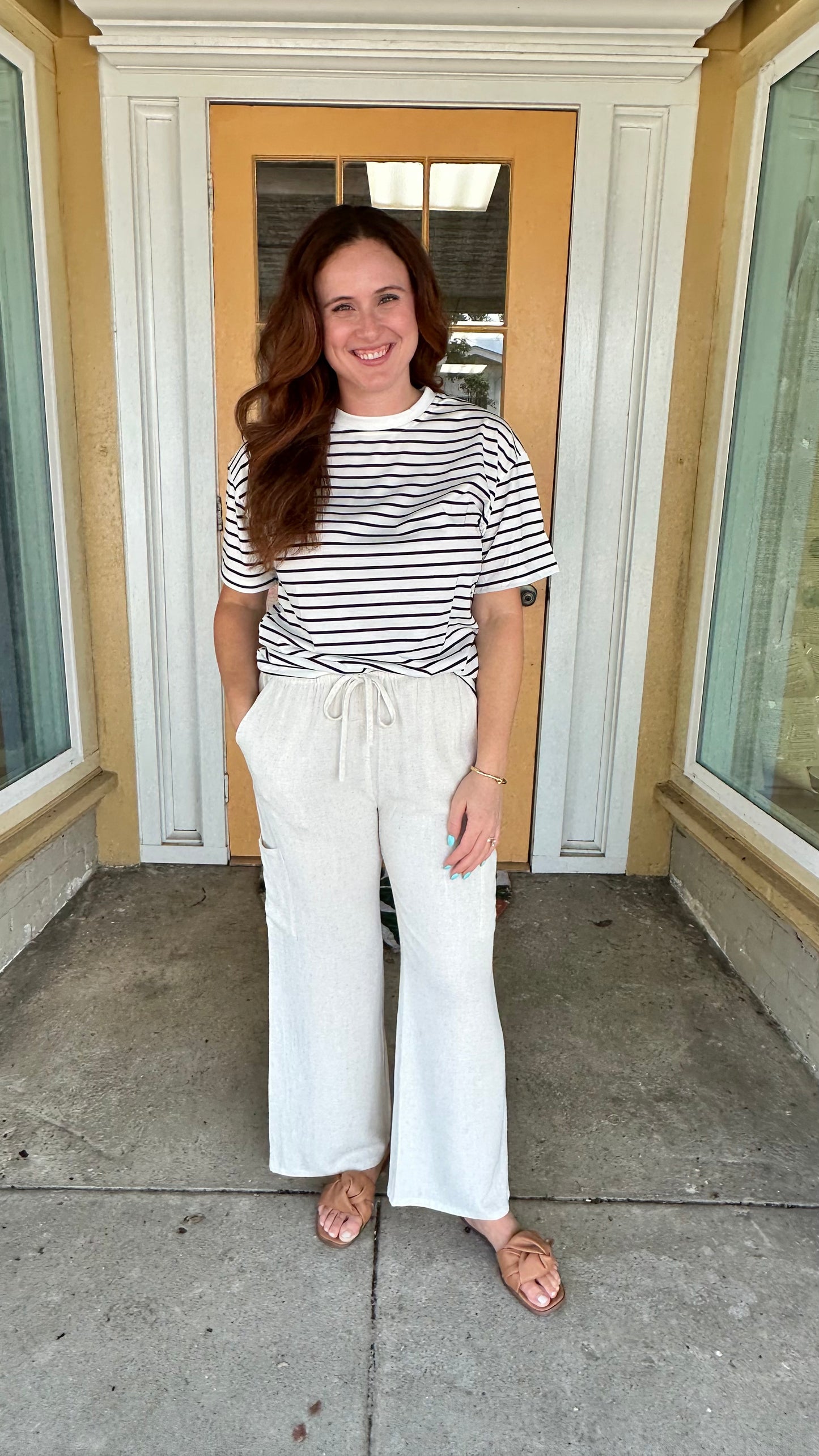 Stripe Short Sleeve Tee