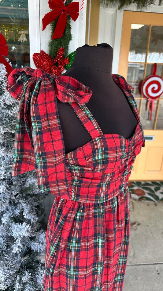 Christmas Plaid Dress