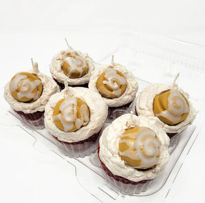 Cinnamon Roll Cupcake Candle