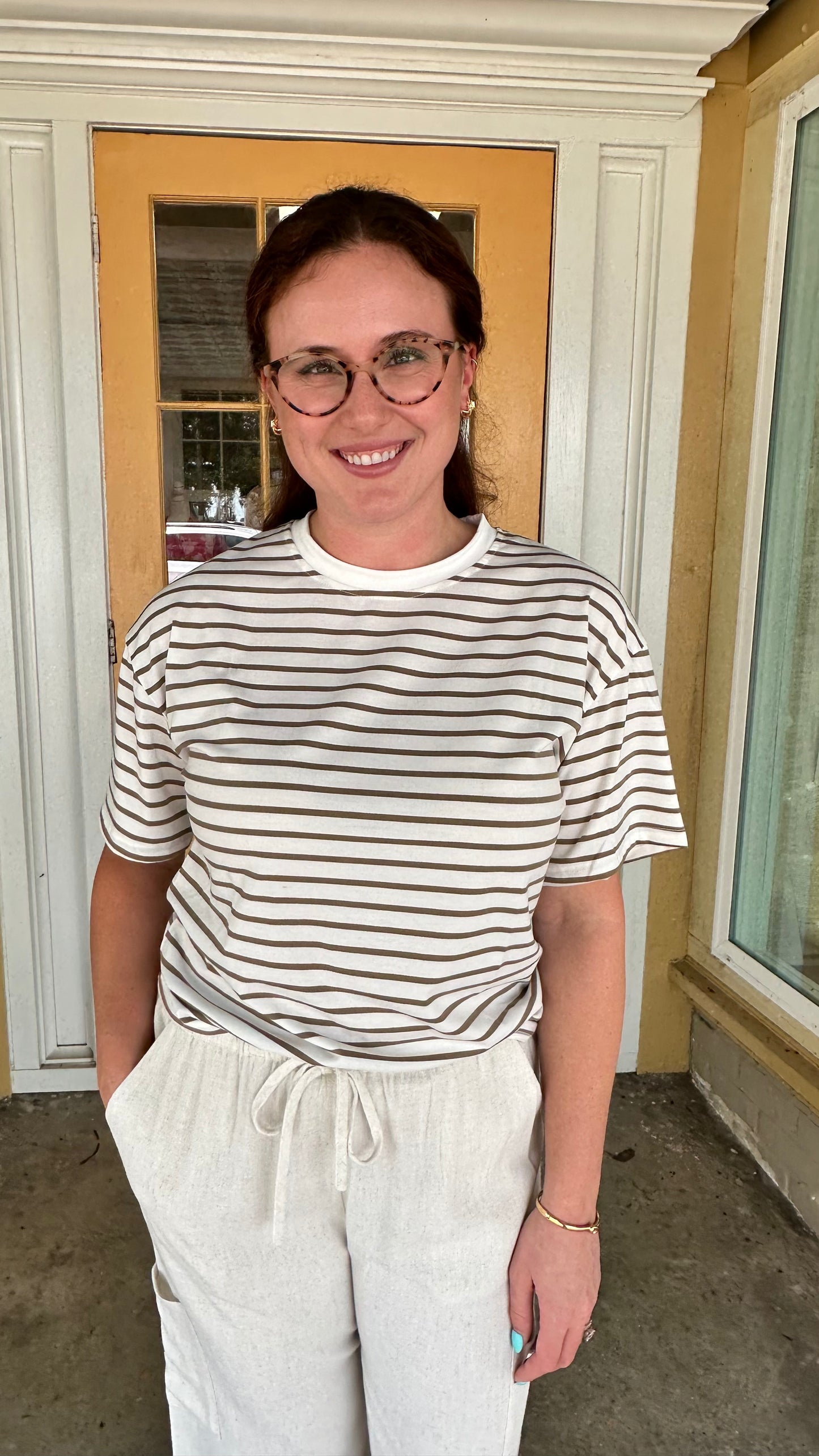 Stripe Short Sleeve Tee