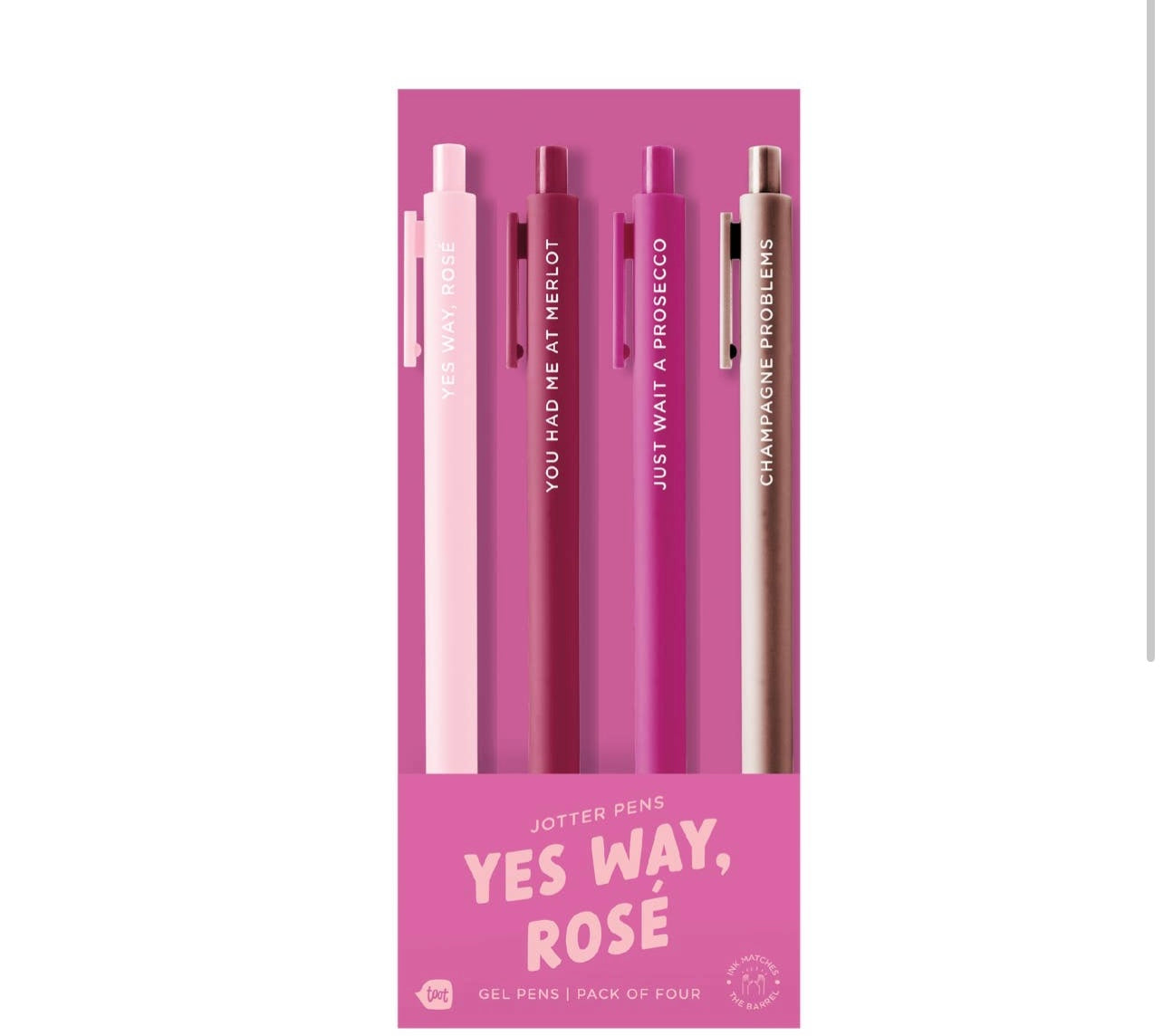Yes Way Rose Jotter 4 Pack