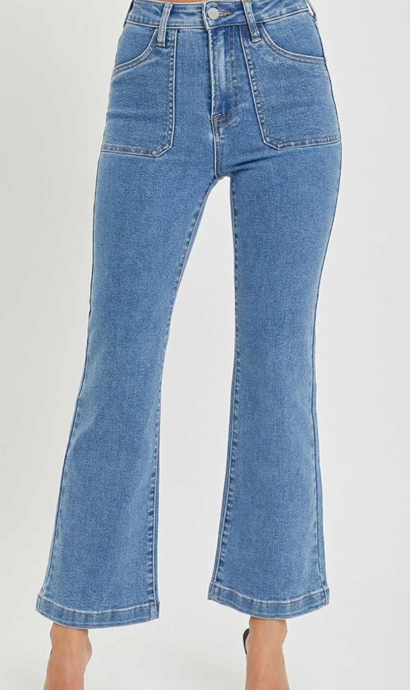 Front Patch Pocket Jeans