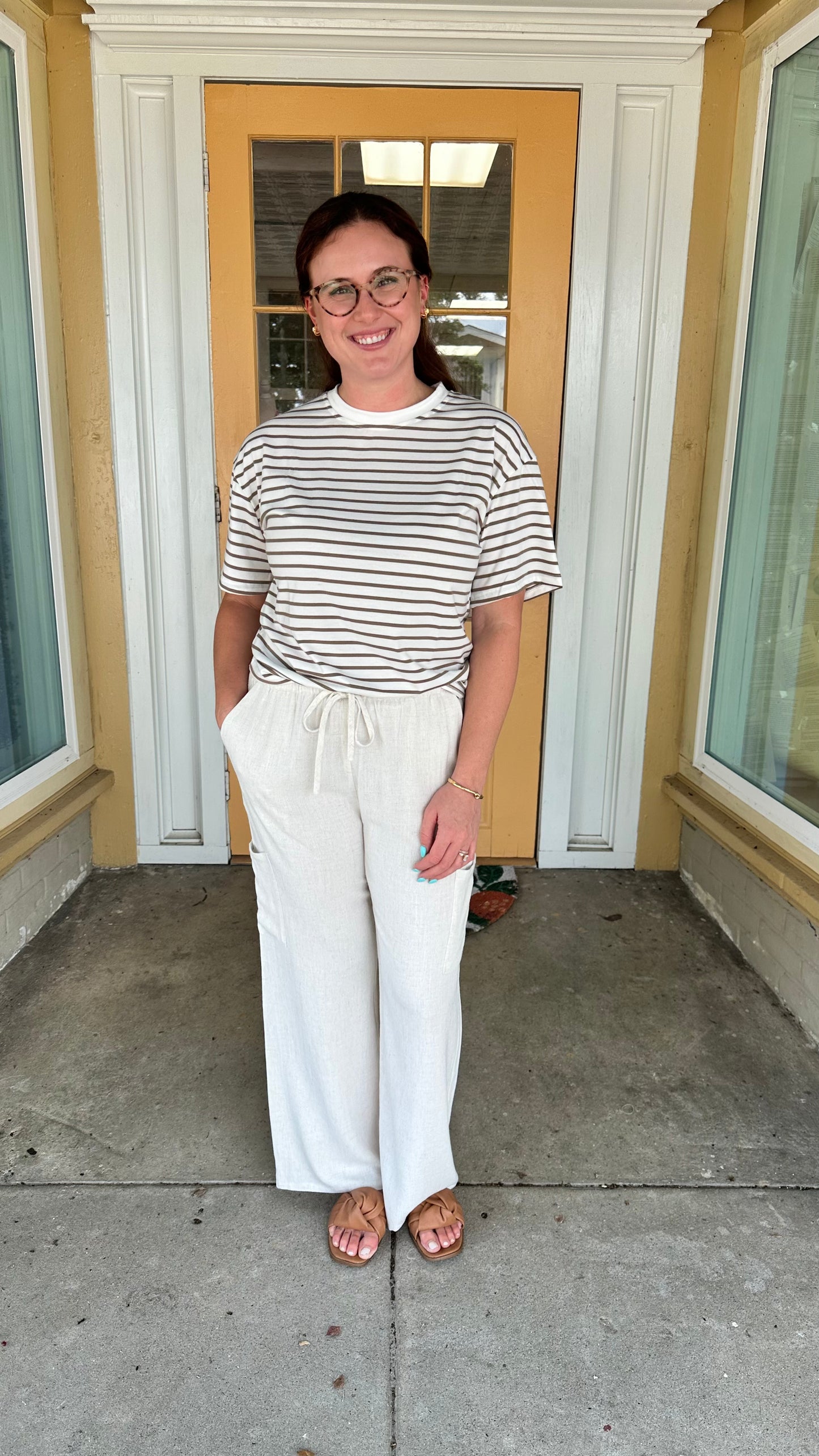 Stripe Short Sleeve Tee