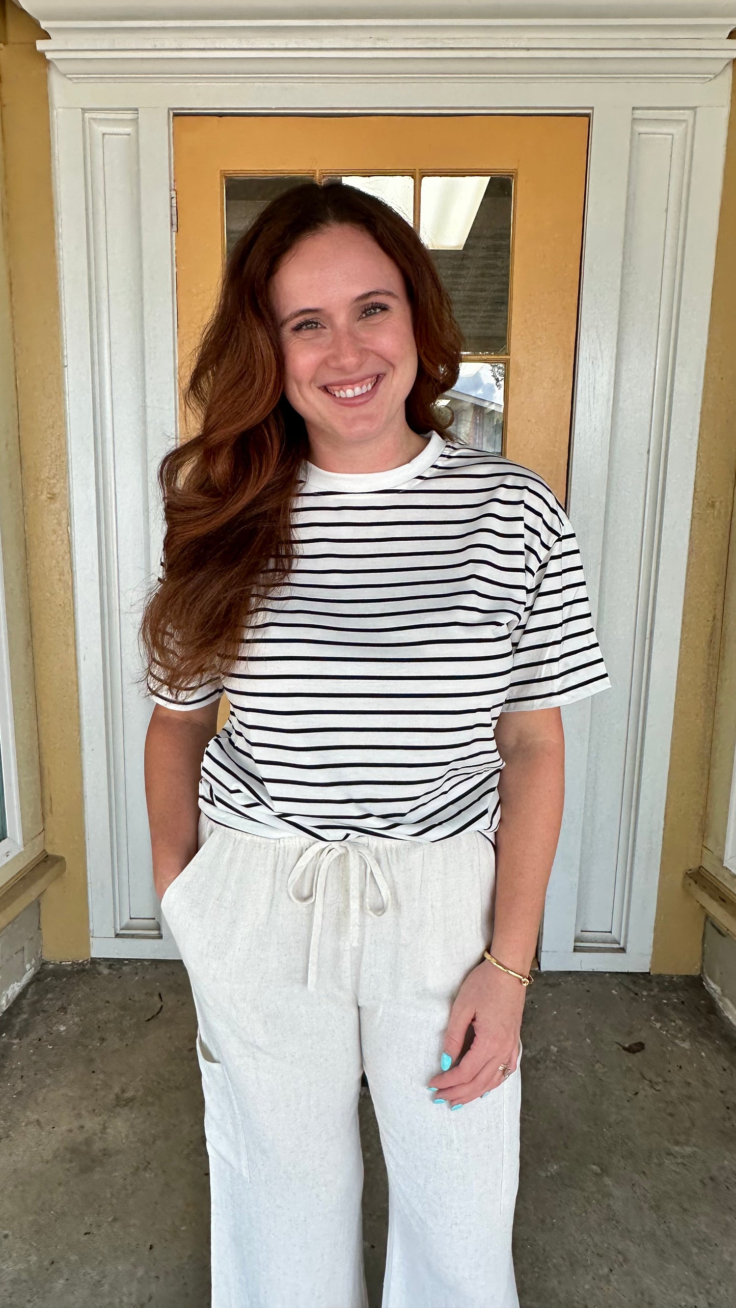 Stripe Short Sleeve Tee