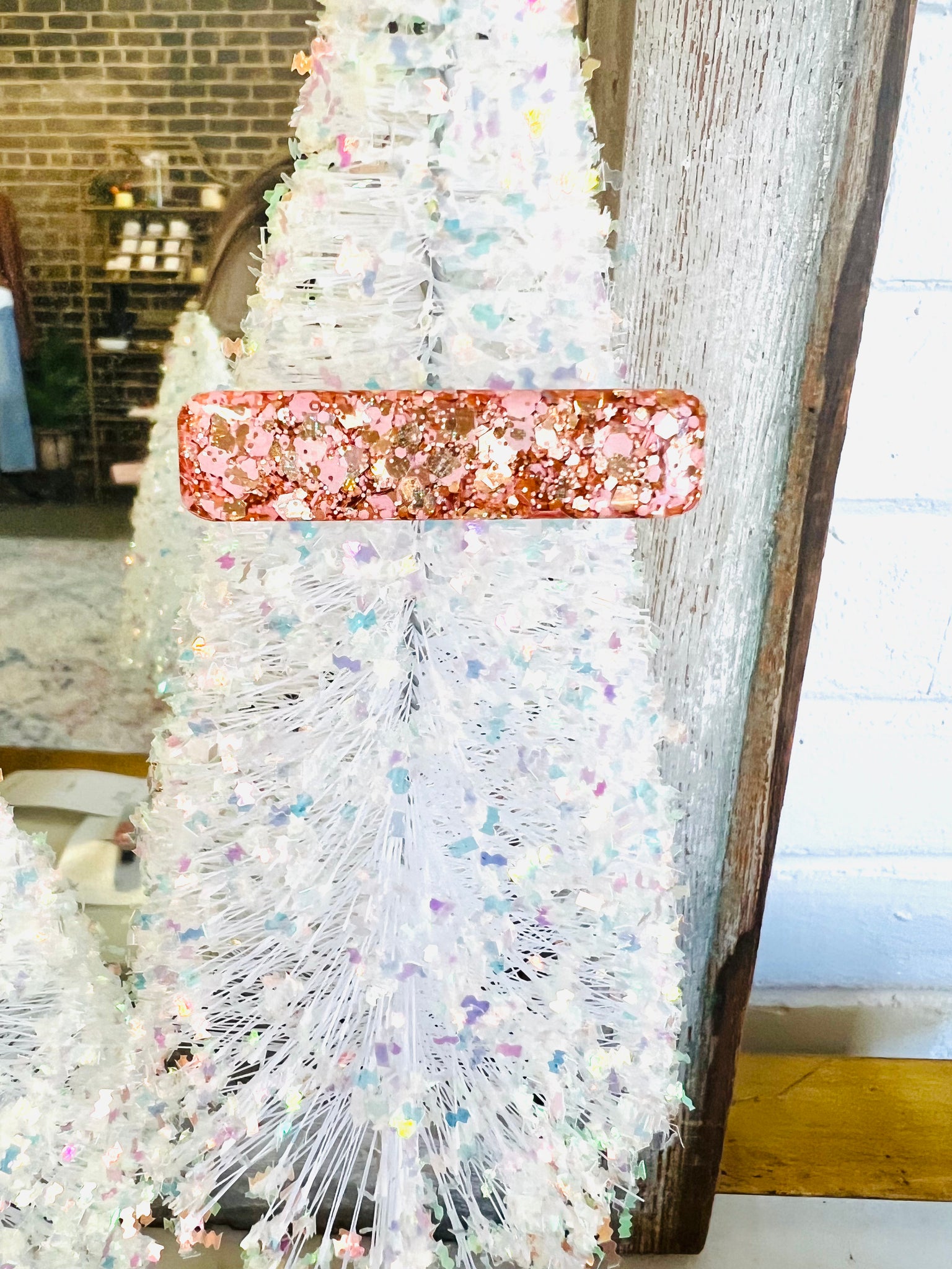 Rose Gold Resin Clip