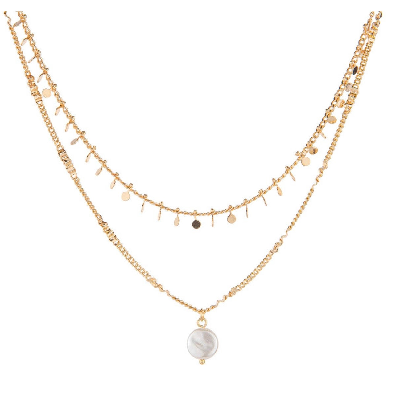 Versailles Pear Layer Necklace