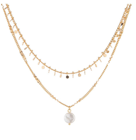 Versailles Pear Layer Necklace