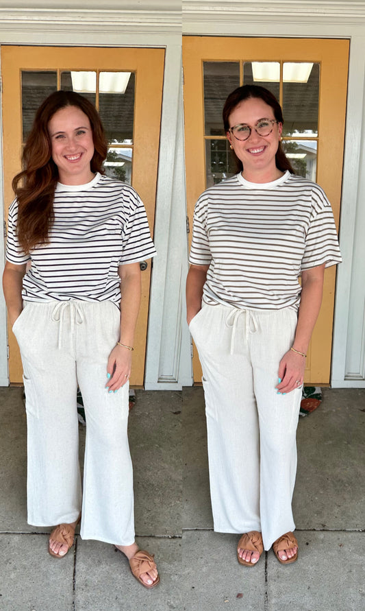 Stripe Short Sleeve Tee