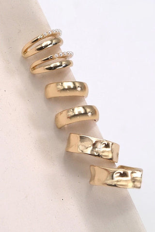 Interwined Earring Huggie Trio