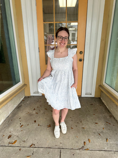 Smocked Mini Dress