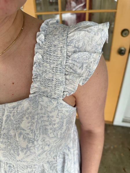 Smocked Mini Dress