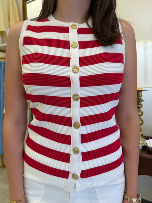 Sailor Stripe Knit Vest