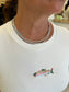 Fish Embroidered Baby Tee