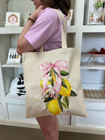 Lemon Tote Bag